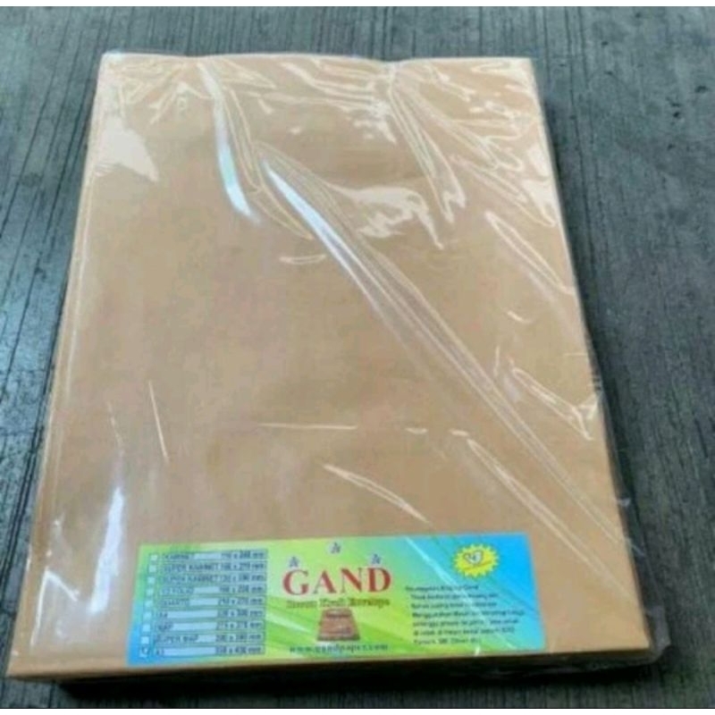 

Amplop coklat A3