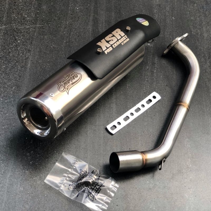 KNALPOT XSR155 MODEL UNDERBELLY
