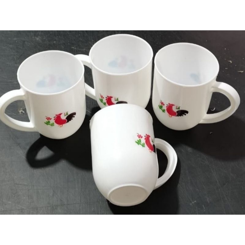 cangkir ayam jago-mug plastik-cangkir jumbo-cangkir ayam jago-Muga Plastik Ayam Jago-Mug Plastik Jag