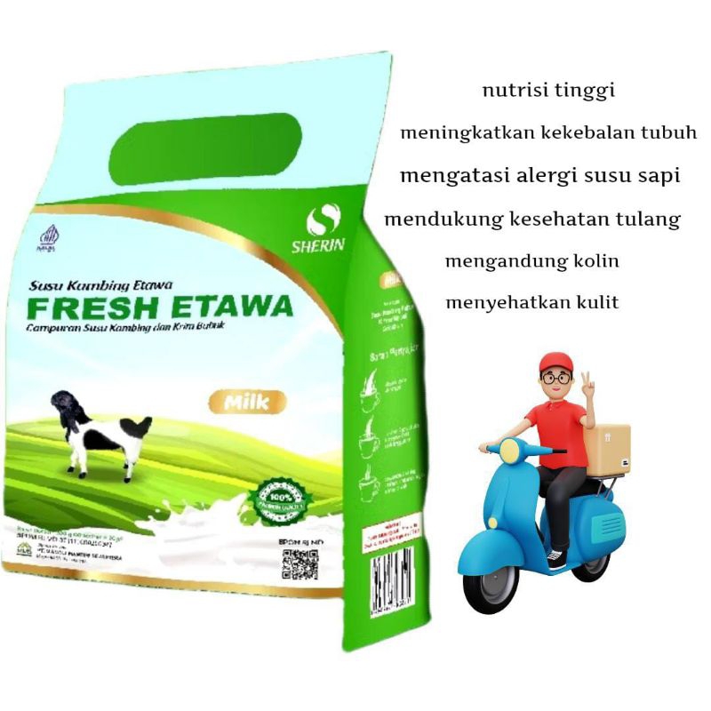 

Susu Kambing Fresh Etawa // Susu Kambing Etawa Terbaik 10 sachet
