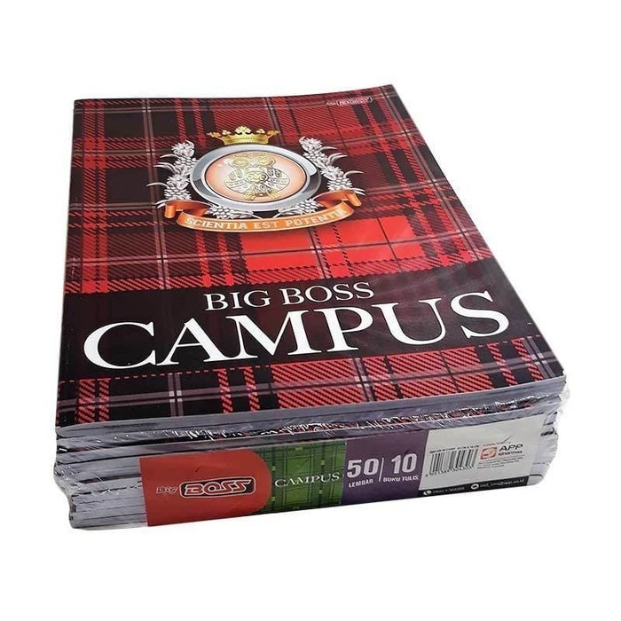 

(Pack) Buku Tulis Big Boss Isi 50 Lembar Dapat 10pcs