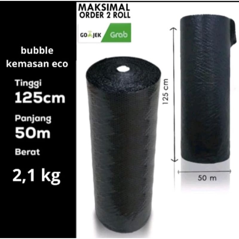 

BUBBLE WRAP BAHAN ORI MURAH BAGUS , 2,1kg 50M X 1,25M