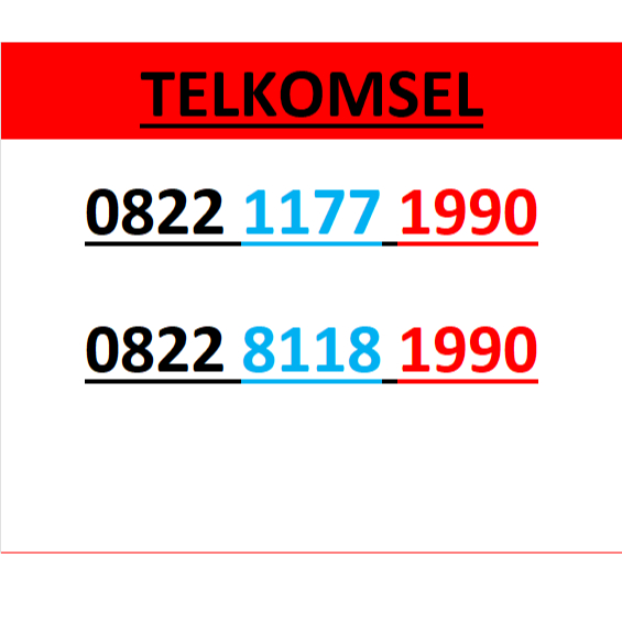 Nomor cantik telkomsel simpati 4g 5g seri tahun 1990 r2200