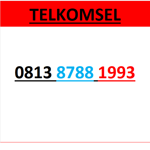 Nomor cantik telkomsel 4G 5G seri tahun 1993 0B13 8788 1993 r1100