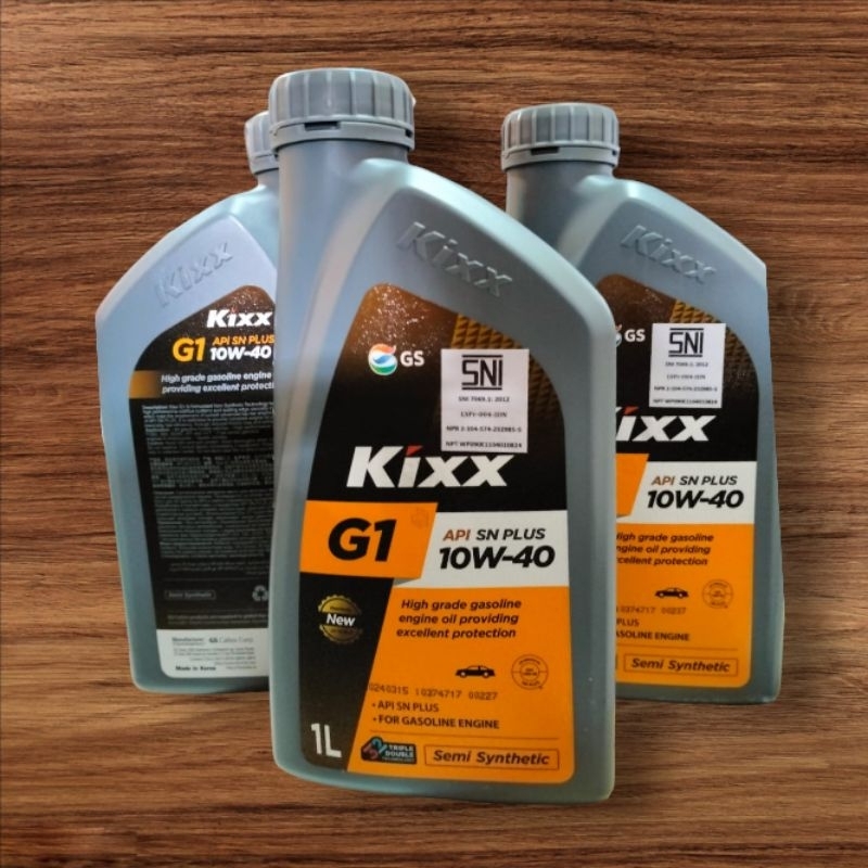 Oli KIXX G1 API SN PLUS 10W-40 1L ORIGINAL OLI MESIN MOBIL