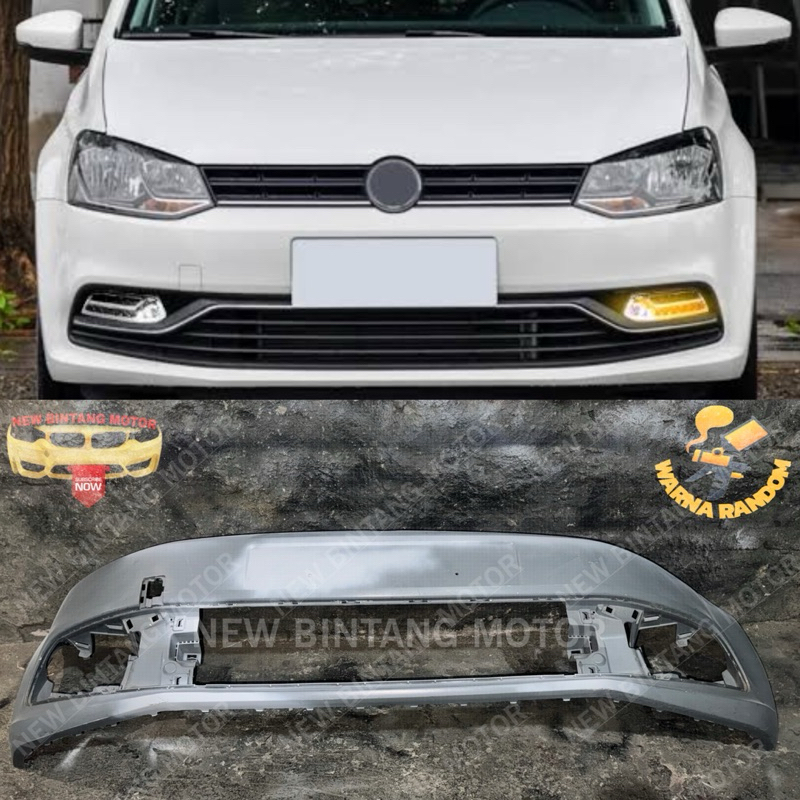 Bumper depan vw polo volkswagen polo 2012 2018 original