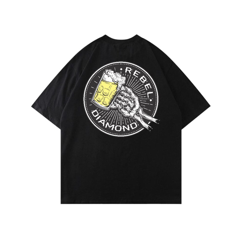 REBEL DIAMOND TSHIRT | KAOS REBEL DIAMOND | FREE STICKER