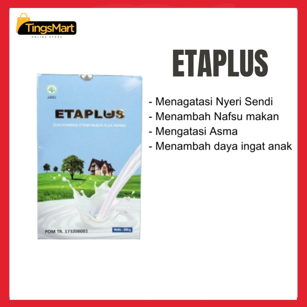 

ETAPLUS | SUSU BUBUK KAMBING ETAWA PLUS HERBAL| SUSU HERBAL PELANCAR ASI ORIGINAL BPOM