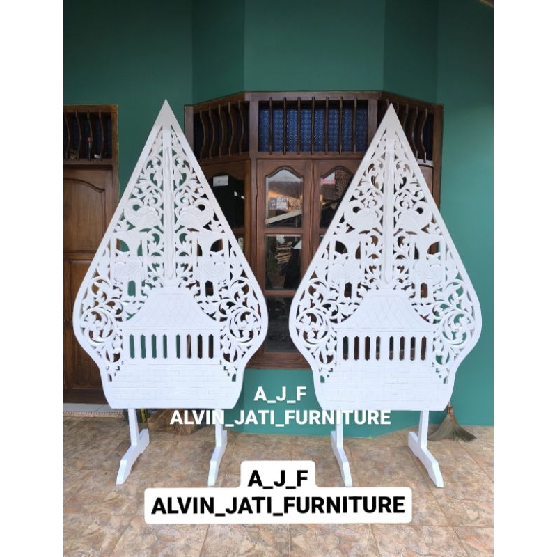 Wayang kelir ukiran besar/wayang dekorasi/wayang kelir ukir