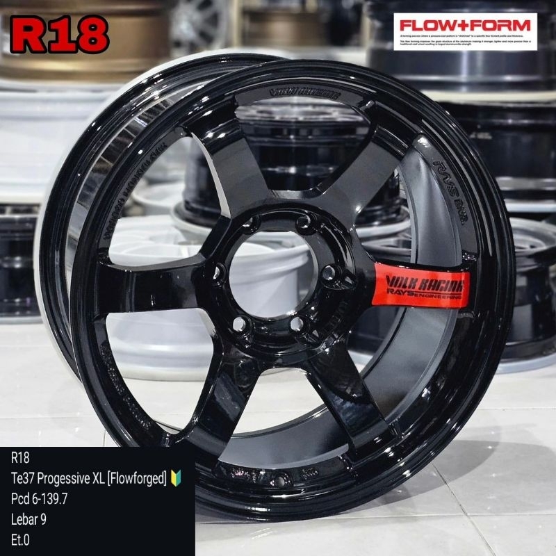 velg pajero ring 18 rays te37 progresif untuk hilux strada fortuner
