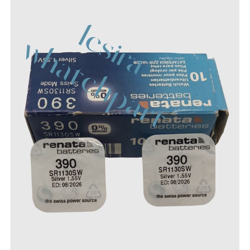 BATERAI RENATA 390 SR1130SW BATERE BATERAY JAM TANGAN SWATCH.per 1 pc