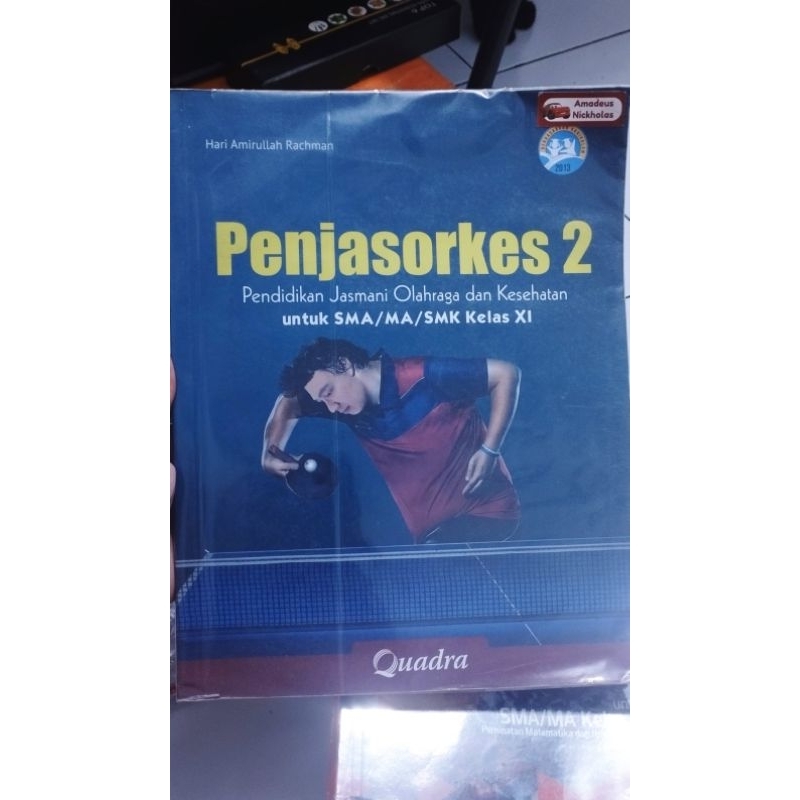 

Buku penjas kelas 11, buku penjasorkes sma 2, Buku penjas Quadra