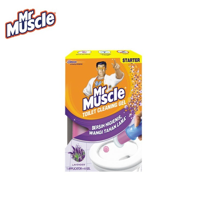 Mr Muscle Pembersih dan Pengharum Kloset Toilet Cleaning Gel Stater Pack