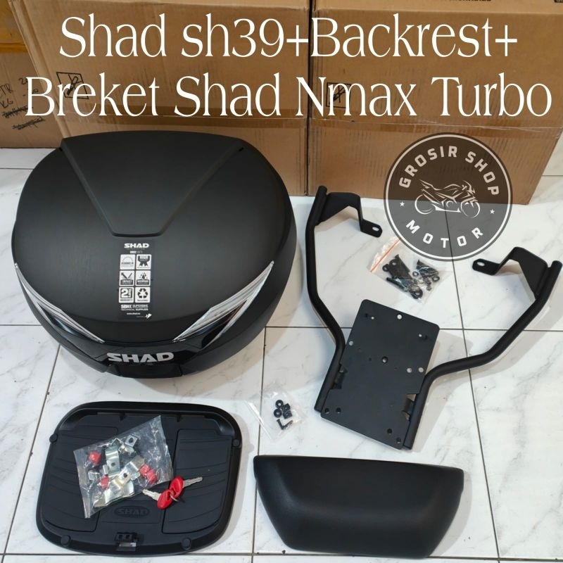 Paketan Sanderan shad sh39 Plus Box shad Sh39 Plus Bracket Breket Box Shad Nmax turbo Nmax neo turbo