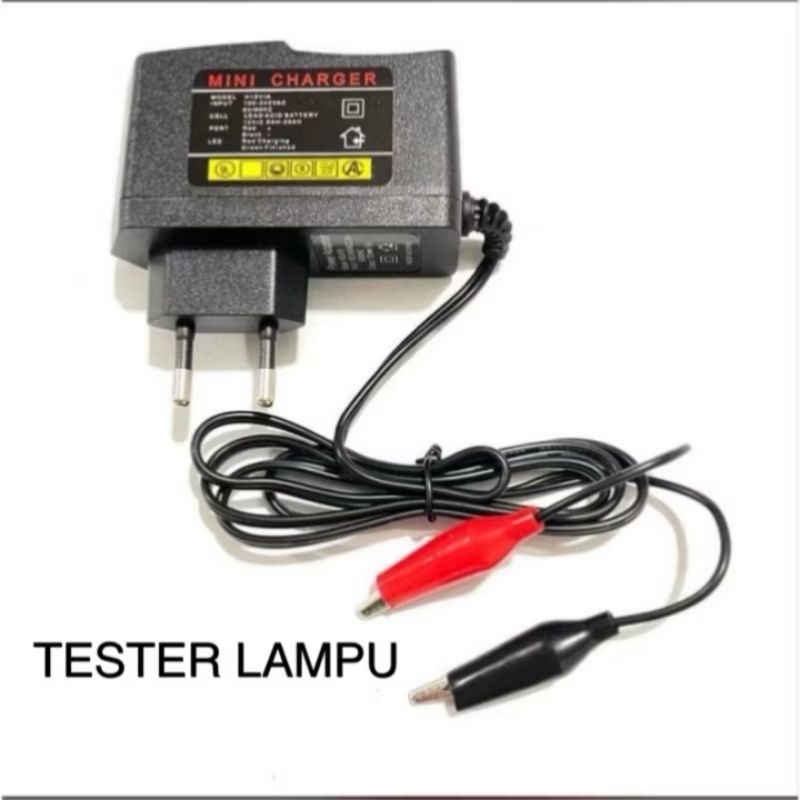 Alat tes lampu tester lampu led dc colok listrik headlamp motor