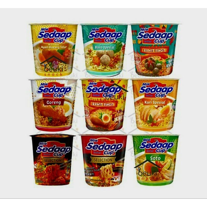 

PROMO! MIE CUP SEDAAP ALLVARIAN MURAH