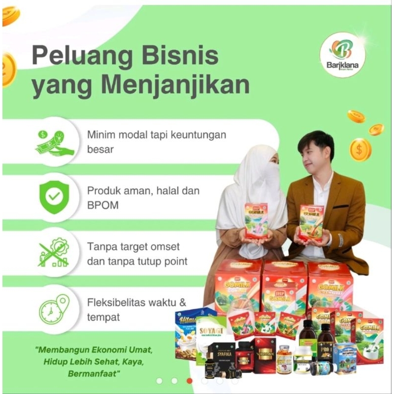 

Gomilk Susu Etawa Plus Herbal Ekstra Daun Kelor Paket Reseller 10 box