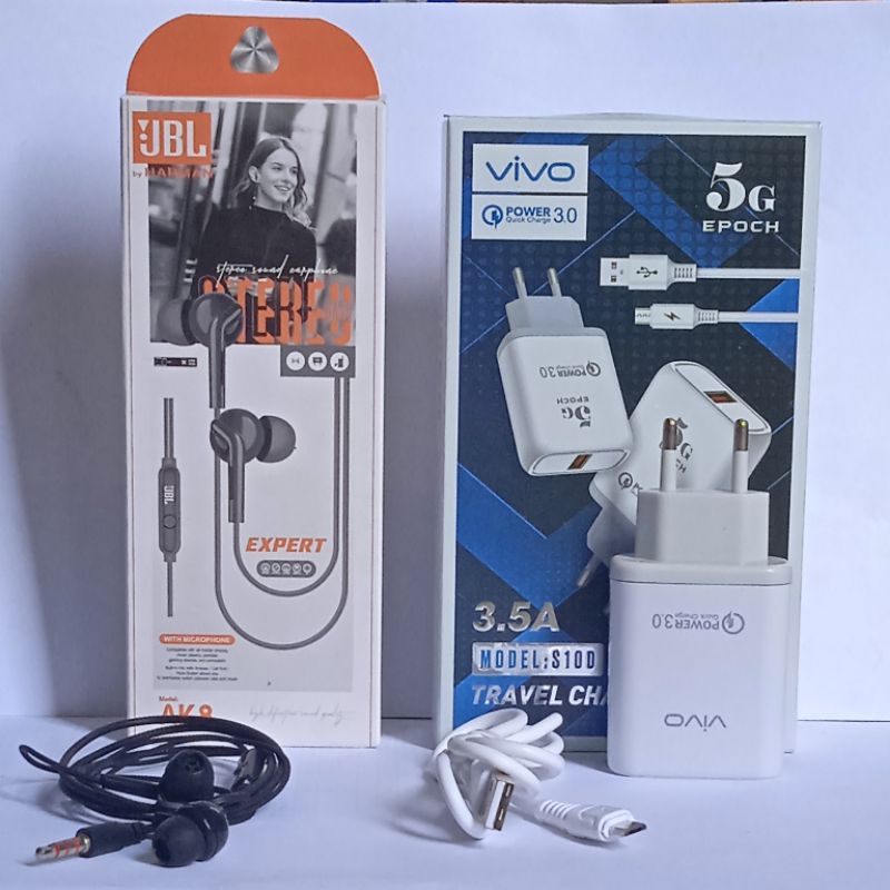 carger 1set + hensed jb carger vivo micro y12 y15 y19 Y17 carger micro vivo 3.5A carger vivo