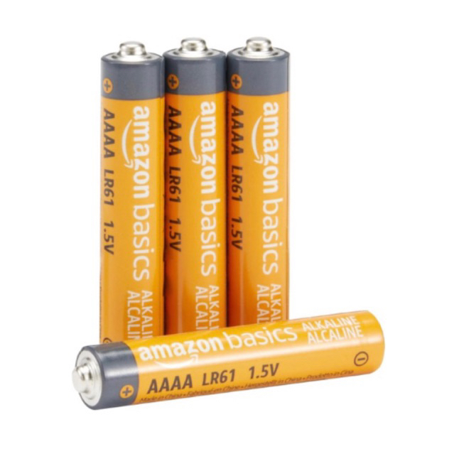 batre AAAA Amazon Basics 4-Pack AAAA Alkaline High-Performance Batteries, 1.5 Volt, 3-Year Shelf Lif
