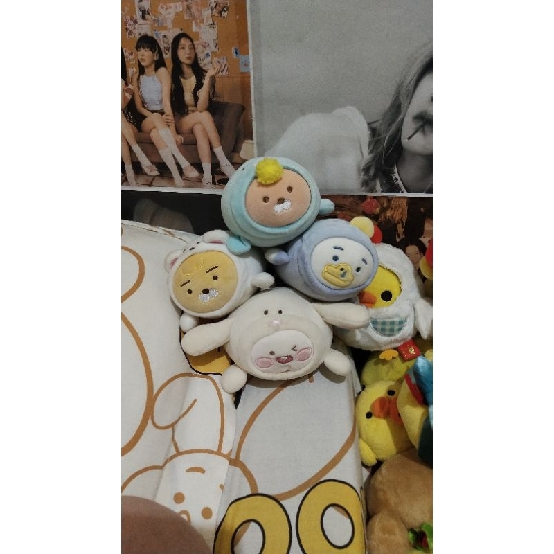 kakao friends pompom friends set