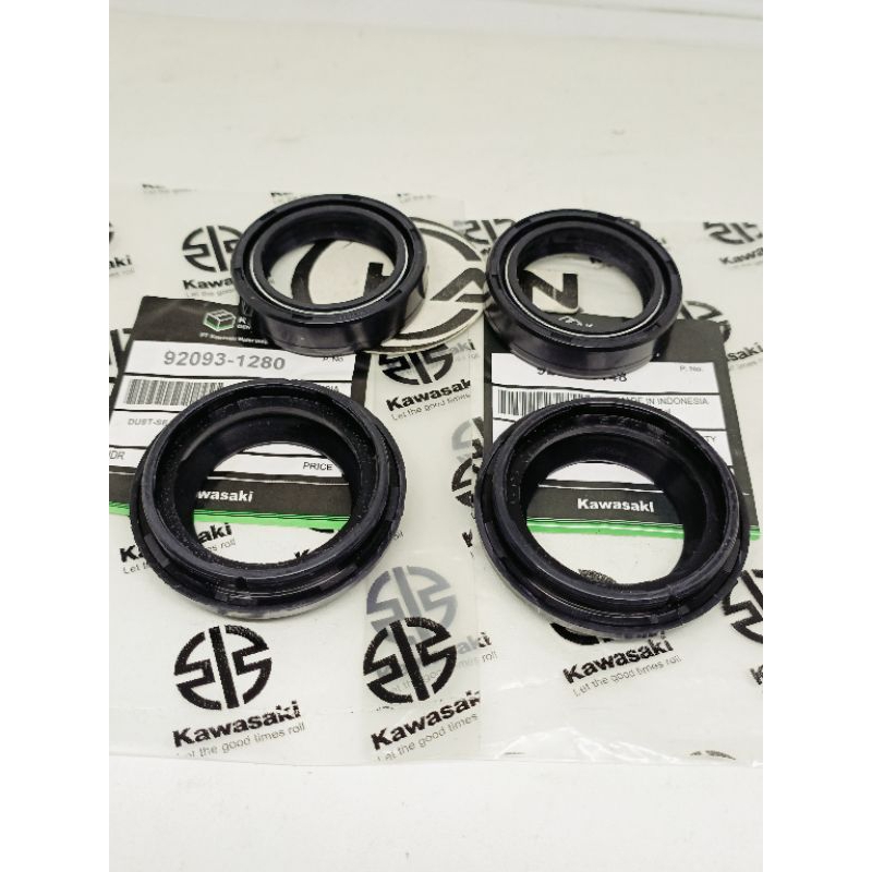 SEAL SHOCK+SEAL TUTUP ABU KAWASAKI NINJA R NINJA RR KLX 150 ORI