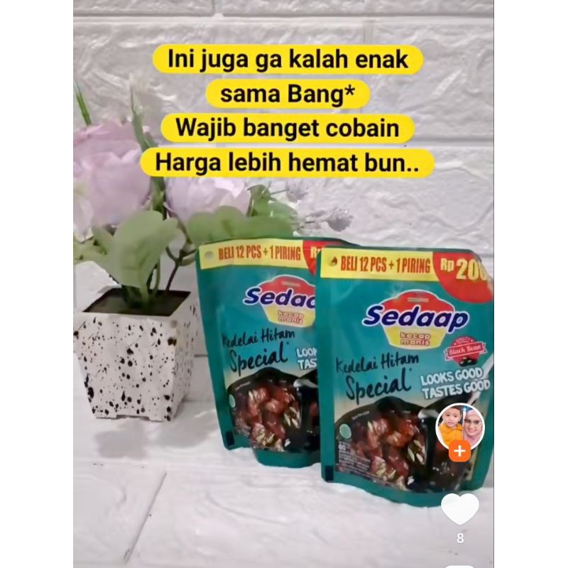 

KECAP SEDAP KEDELAI HITAM SPECIAL 84G ISI 3