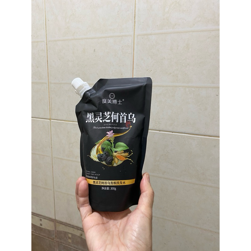 black hair shampoo