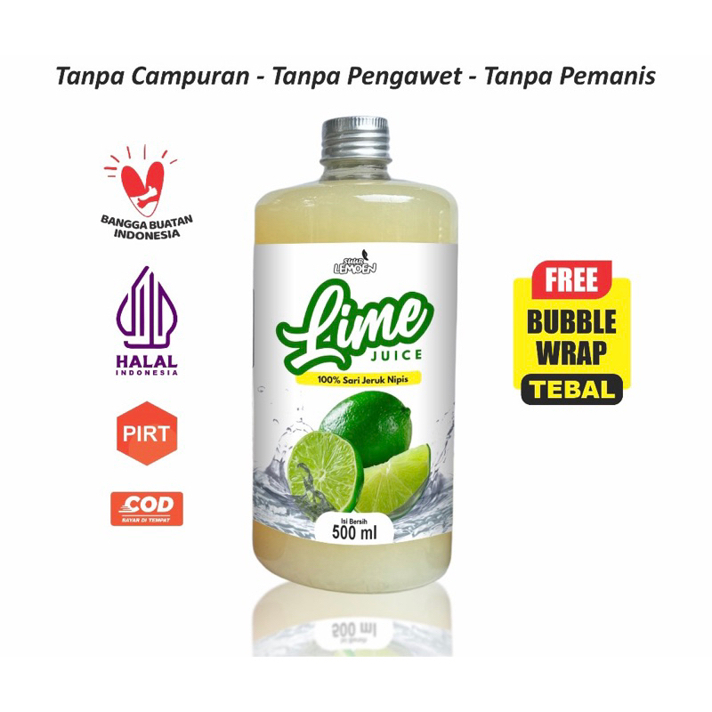 

Suur Lemoen - Sari Jeruk Nipis Murni / Pure Lime Juice 500ml