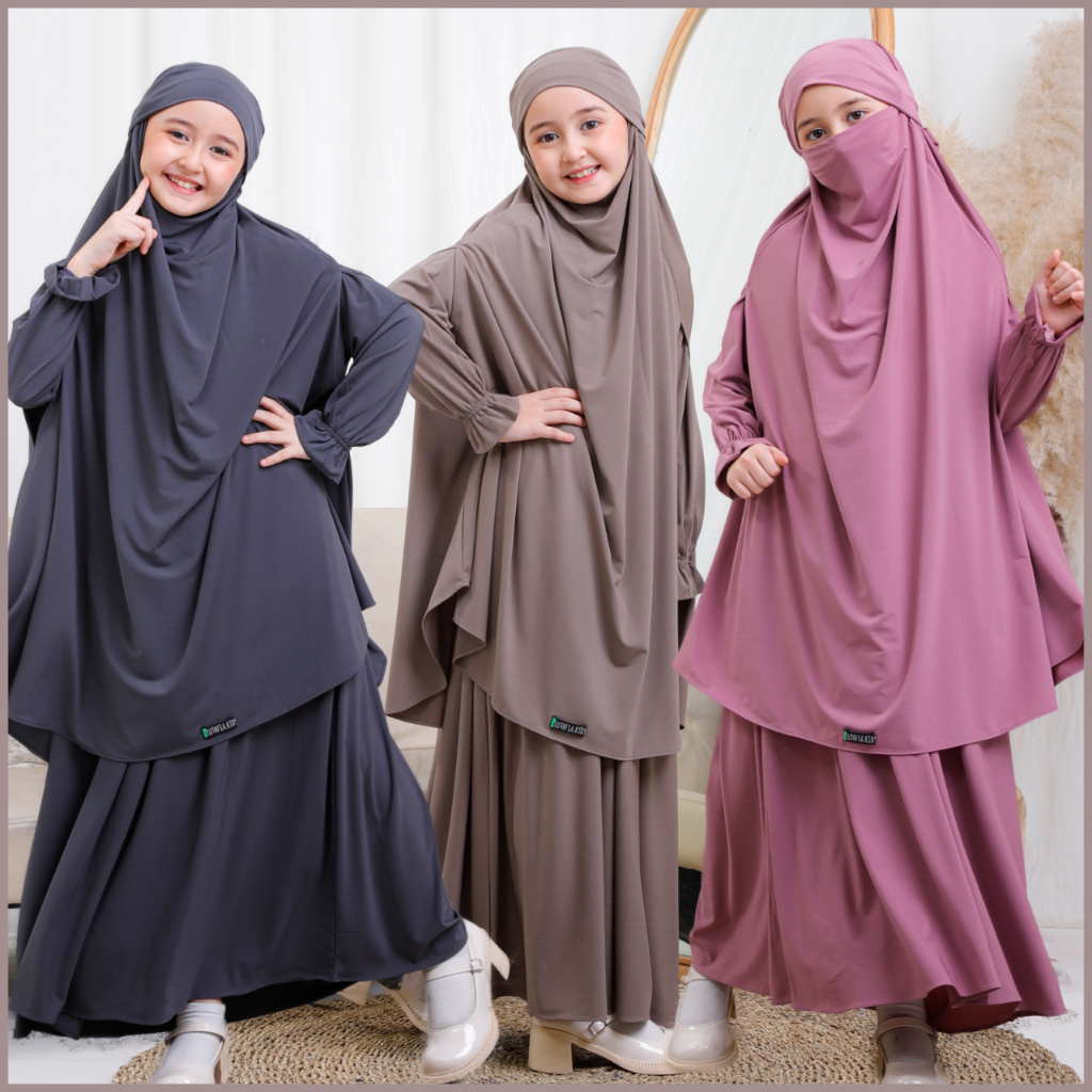 GAMIS ANAK PEREMPUAN SYAR'I BERCADAR