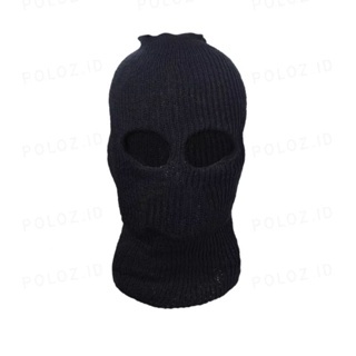 Kupluk Rajut Masker Ninja Benies Topeng Sebo Lob 3 2 1 Riding Kuli