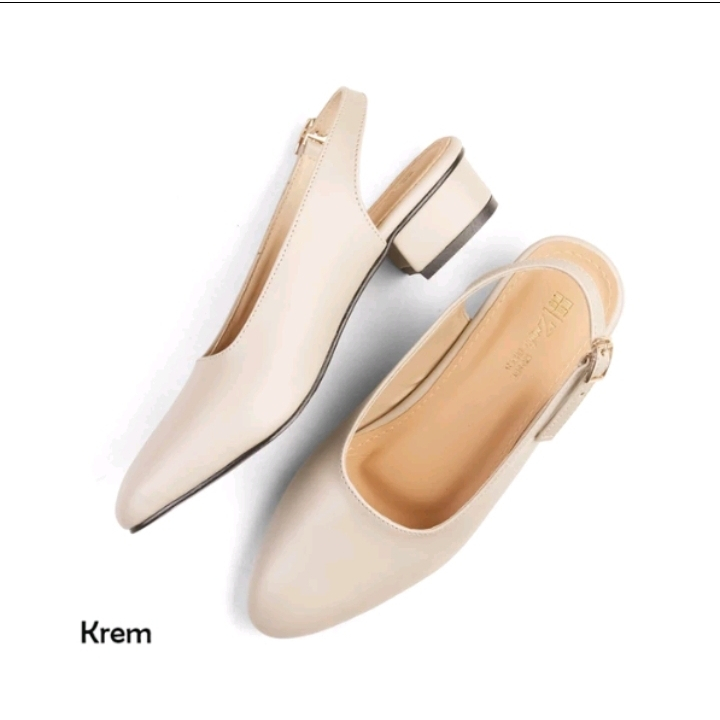 Heels 3 cm Ukuran 35-45  jumbo wanita formal elegan / sendal pesta model selop 45