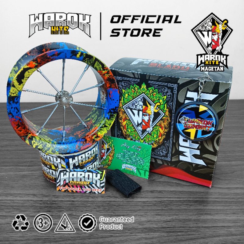 Bladu/Gulungan Layangan Racing Ruji Keren 4inch By Warok Kite (Gratis Tambah Nama)(maksimal 7 huruf)