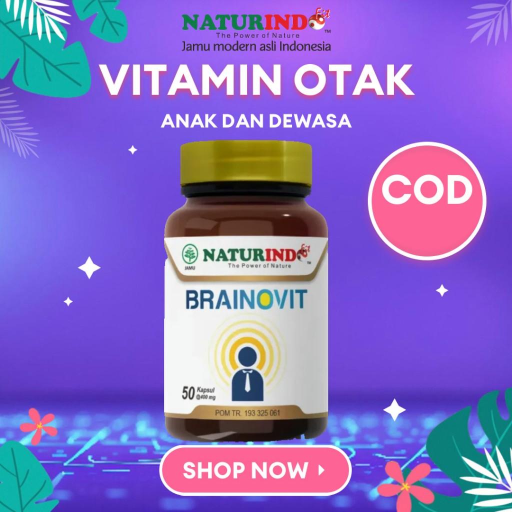 Vitamin Otak Anak Brainovit Vitamin Otak Anak Cerdas Original Naturindo