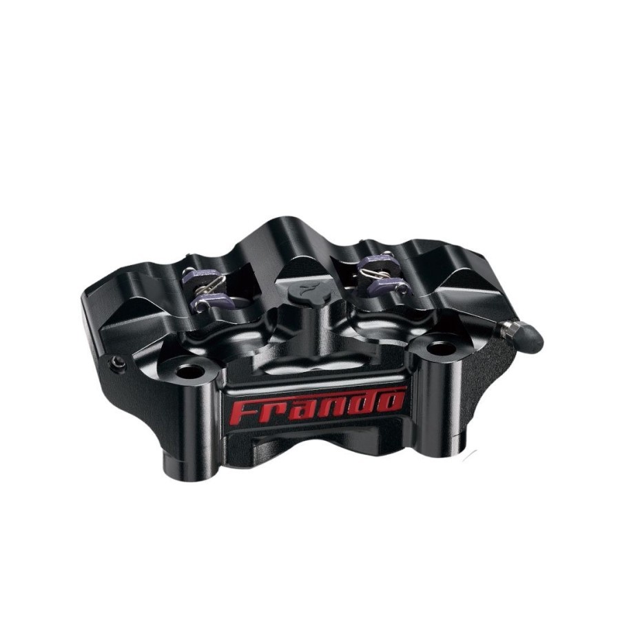 Kaliper 4 Piston Radial CNC KTM Duke RC Husqvarna Frando FCC680S BLACK RED LOGO