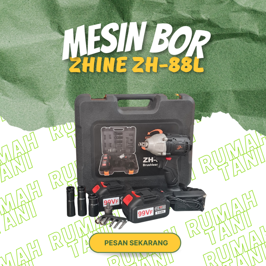 mesin bor baterai zhine ZH-88L mesin bor cordless