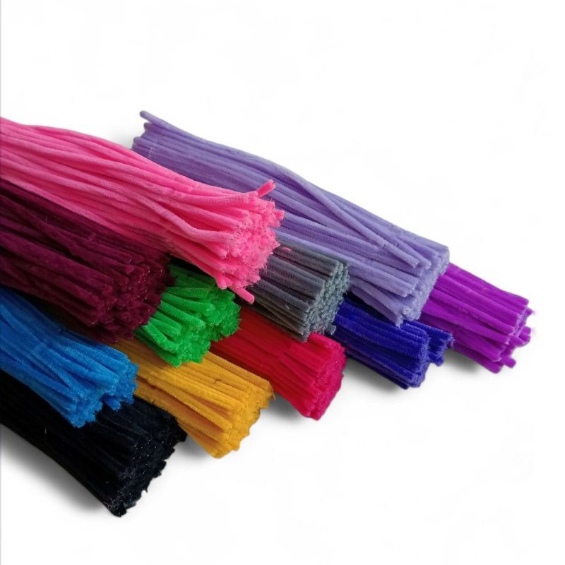 100 pcs Kawat bulu mercy / kawat bulu / pipe clean isi +- 100 pcs