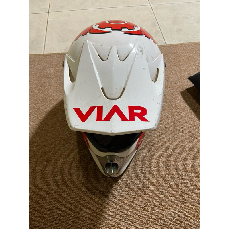 Preloved Helm KYT Cross Viar Trail [NETT // BACA DESKRIPSI]