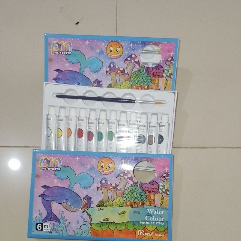 

bib Cat Air Water Colors NDM 6ml 12 Warna ( Set) [ Orinal ]