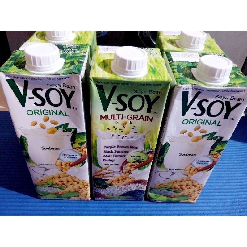 

V Soy Susu Kedelai 1liter V-soy UHT 1000ml