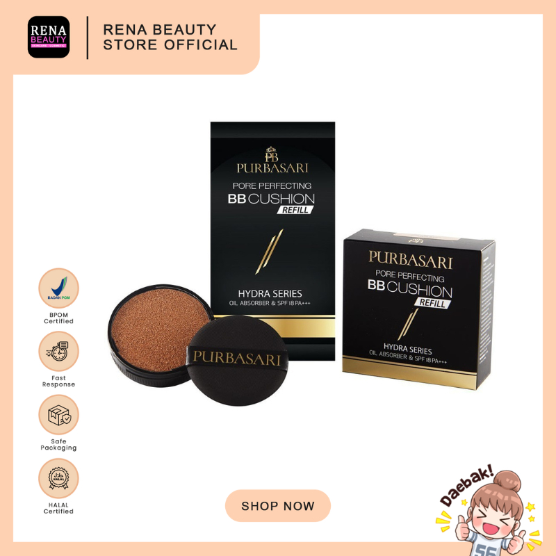 PURBASARI PORE PERFECTING BB CUSHION - FULLSIZE | REFILL