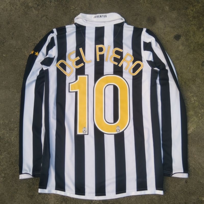 JERSEY JUVENTUS 2006 HOME DEL PIERO SECOND ORIGINAL