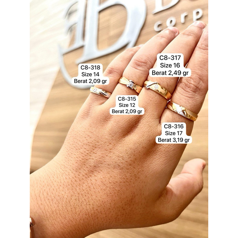 Cincin 8 Karat