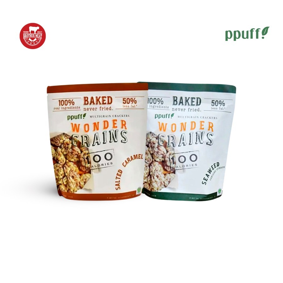 

Ppuff! Healthy Snack Wonder Grains Snack Cemilan Sehat Rendah Kalori NON MSG