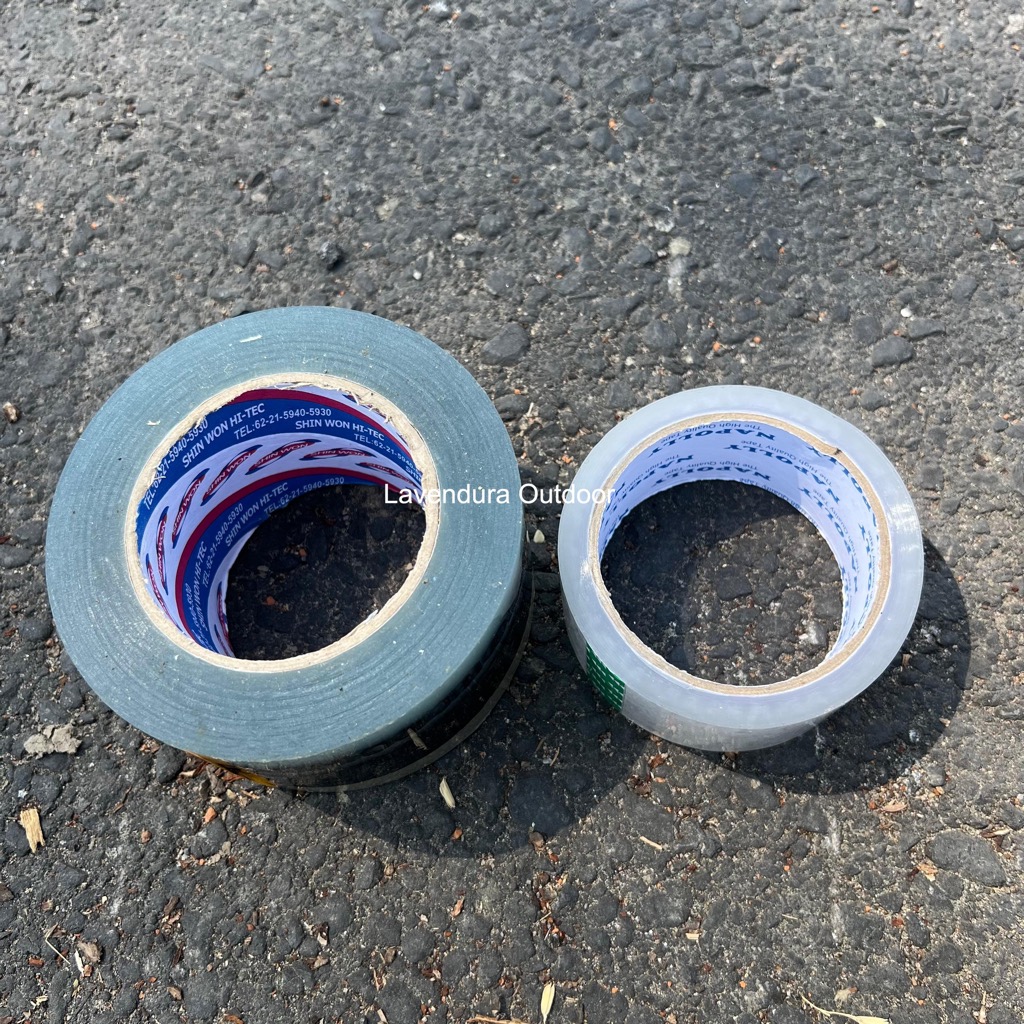 

Lakban Bening 72mm x 300m Shin Won Hi-Tec Lakban Packing Bening 72mm rol lakban pack lakban seal sealer packing