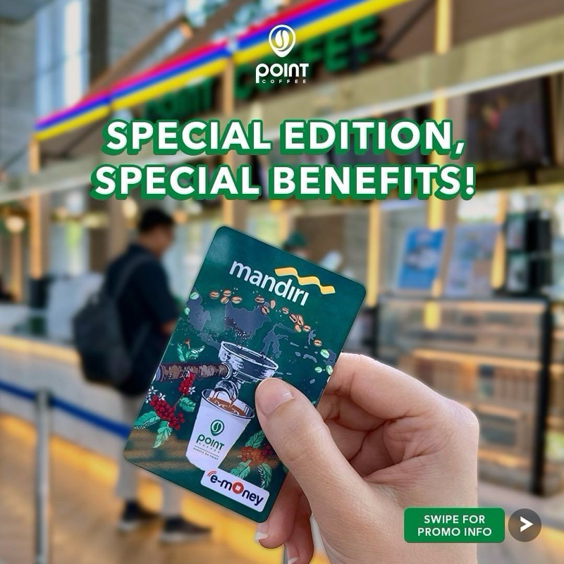 Kartu eMoney Mandiri / eMoney Premium Point Coffee Special Edition / Kartu eToll