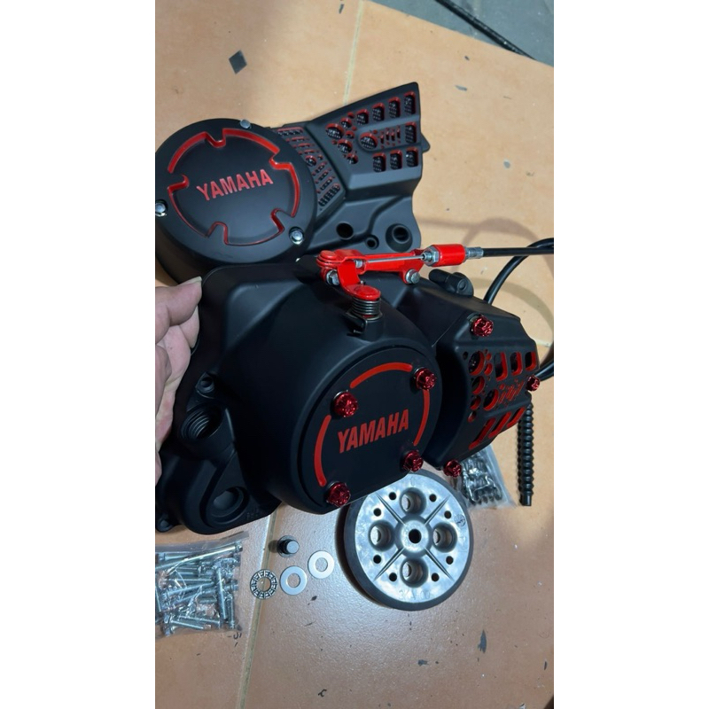 NEW MODEL BAK KOPLING KANAN RX KING KAWINAN BAK NINJA ORISINIL COPOTAN MOTOR VARIASI BERLUBANG