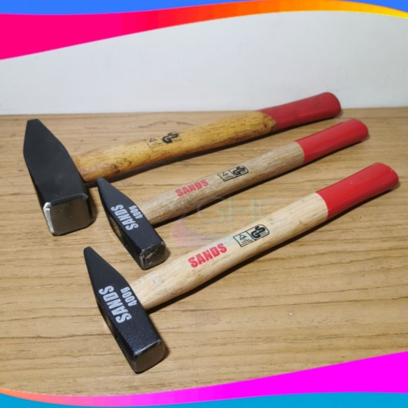 Palu Tukang 300 400 500 800 1000 Gram Sands Knock Slag Hammer Palu Tukang Lancip