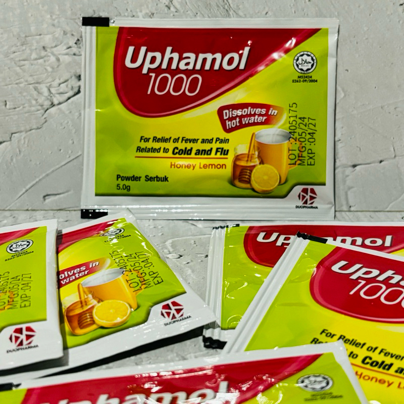 Uphamol Honey Lemon flavour sachet @5gr