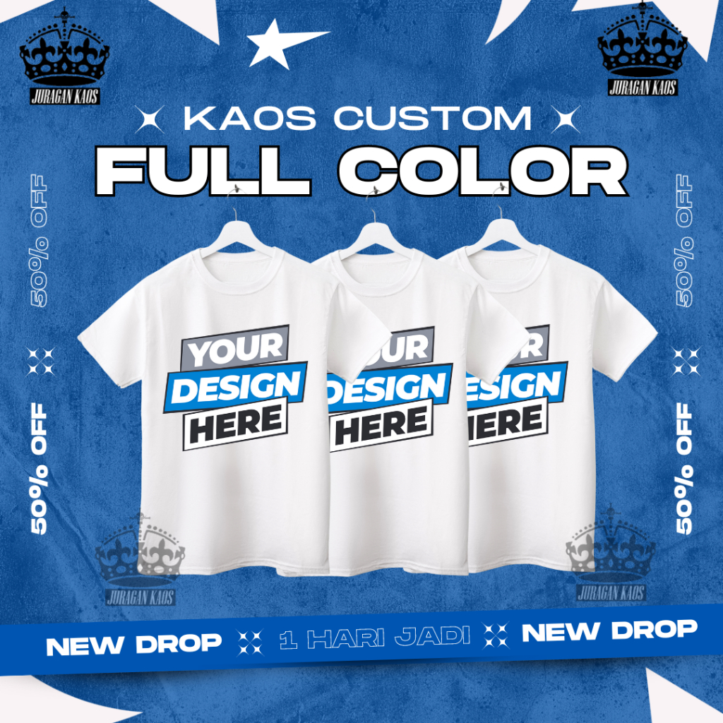 Kaos Custom Tulisan  / kaos tulisan lucu / kaos sablon custom / sablon custom satuan / kaos sablon d