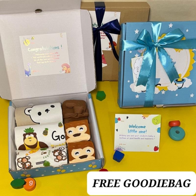 (FREE GODIEBAG) Hampers Bayi Newborn | Hampers Baby Unisex | Gift Set Baby | Kado Bayi | Hampers Bab